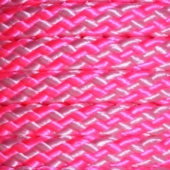 PPM touw 8 mm roze/babyroze streep